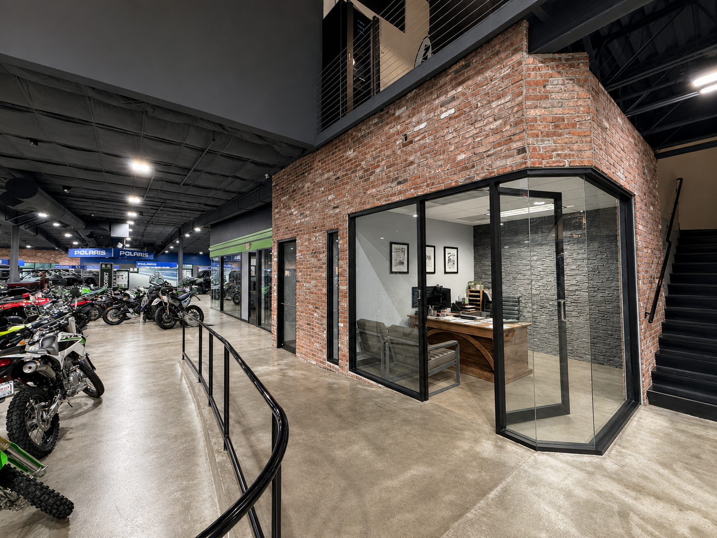 Commercial showroom construction